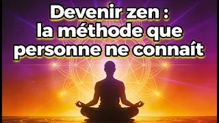 Miniature : Devenir zen : la méthode que personne ne connaît