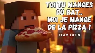 Miniature : Toi tu manges du rat..  moi je mange de la pizza !