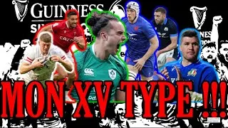 Miniature : MON XV TYPE Tournoi des 6 nations 2023 Penaud, Dupont, Flament, Ntamack, Ramos, Alldritt ??