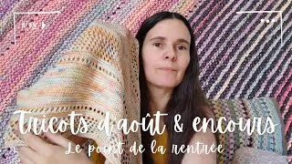 Miniature : Vlog Podcast Tricot 7 - Mes tricots terminés cet été & petit tour de tous mes encours