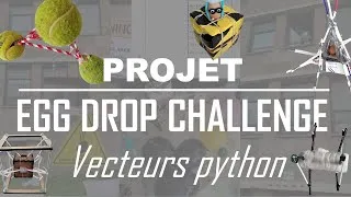 Miniature : 2 - Egg drop challenge : analyse des vecteurs vitesse