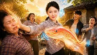 Miniature : Réincarnée en carpe, rejetée, adoptée → porte-bonheur ! 🐟✨ Tout le village l’adopte ! 😲