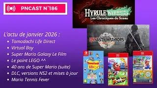 Miniature : Le PNCAST débriefe janvier 2026 : une actu Nintendo chargée autour de Lego, Mario, du Virtual Boy...