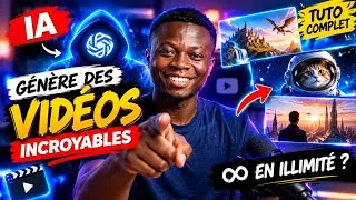 Miniature : Générer des vidéos IA GRATUITEMENT et en illimité 🤯