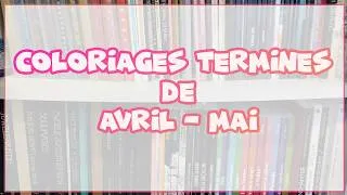 Miniature : Mes coloriages terminés du mois d'Avril et Mai 2026