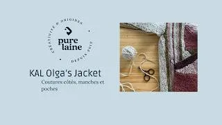 Miniature : •KAL Vacances – Olga's Jacket | Coutures : côtés, poches et manches•