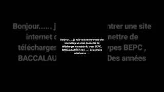 Miniature : Où télécharger des sujets types BAC ?