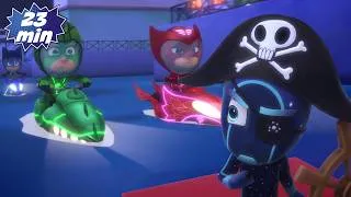 Miniature : Gecko et Bibou à bord !🌟 Pyjamasque Français 🌟 Épisodes Entiers | Dessin Animé Superhéros