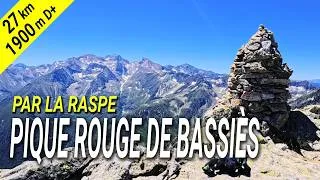 Miniature : Pique Rouge de Bassiès : par la voie "anormale" de la Raspe