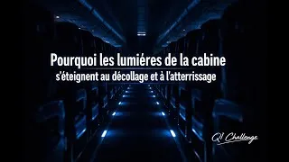 Miniature : Pourquoi les lumières de la cabine s’éteignent au décollage et à l’atterrissage