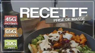Miniature : Recette FACILE & RAPIDE Pour Prendre De La MASSE MUSCULAIRE (patate douce, avocat …)