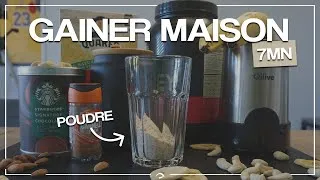 Miniature : Comment préparer son propre GAINER EN POUDRE rapidement et facilement (Recette - 7mn)