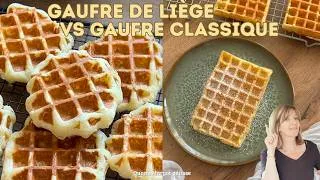 Miniature : Gaufre de Liège vs Gaufre Classique : Le Duel des Textures !