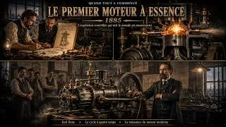 Miniature : Comment fonctionnait l’intérieur du premier moteur à essence en Allemagne en 1885