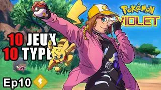 Miniature : Je finis TOUS LES POKÉMON avec UN TYPE PAR JEU | Épisode 10 - Paldea - Pokémon Violet