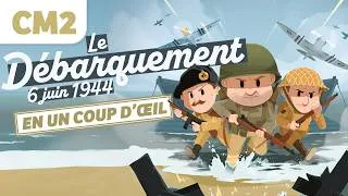 Miniature : Le Débarquement - CM2 (Thème : La France, des guerres mondiales à l'Union européenne)