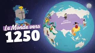 Miniature : Le monde vers 1250