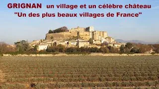 Miniature : Balade à GRIGNAN Célèbre village en Drôme provençale, "Un des plus beaux villages de France"