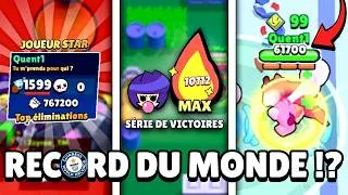 Miniature : J'ai BATTU 7 RECORDS du MONDE sur Brawl Stars !?
