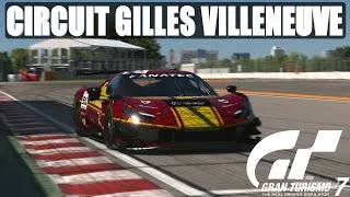 Miniature : GRAN TURISMO 7  : Circuit Gilles Villeneuve tour descriptif