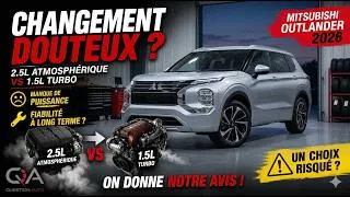 Miniature : Outlander 2026 : nouveau moteur turbo, mais est-ce suffisant ?