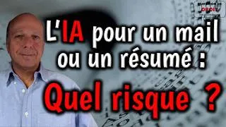 Miniature : Confier à l'IA la rédaction d'une synthèse ou d’un email : quel risque juridique ?