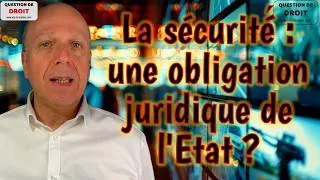 Miniature : La sécurité : une obligation juridique de l'Etat ?