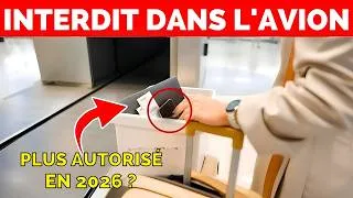 Miniature : INTERDIT EN CABINE EN 2026 ? Ce que vous n’avez plus le droit de prendre en avion.