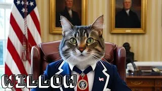 Miniature : Le chat de la Maison Blanche  Willow dans les couloirs du pouvoir