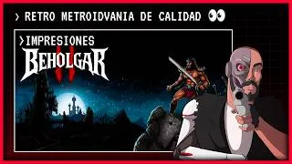Miniature : BEHOLGAR 2 en ESPAÑOL | Primeras impresiones del metroidvania retro ⚔️