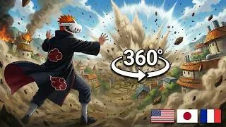 Miniature : Become Pain : Destroy Konoha (Shinra Tensei) | 8K 360° VR POV