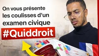 Miniature : On vous présente les coulisses d’un examen civique #Quiddroit