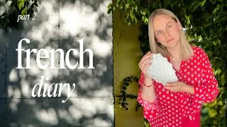 Miniature : Kitchen curtain, a find on Brocante, and hot days