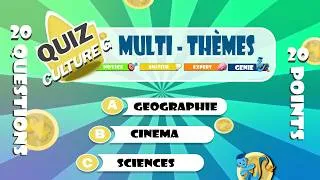 Miniature : 🧠✨ Quiz Culture Générale : Es-tu de taille ? 20 Questions pour te mettre au défi ?! 🔥