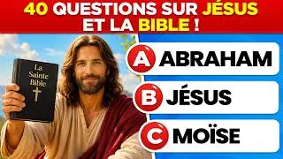 Miniature : 40 Questions sur Jésus et la Bible : Testez vos connaissances ! 📖🙏 | Quiz Biblique
