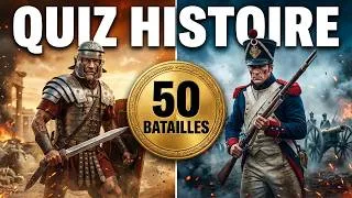 Miniature : Quiz Histoire : Pouvez-vous trouver l'ANNÉE EXACTE de ces 50 batailles ?