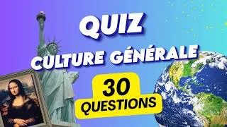 Miniature : Seul 5% réussira ce quiz de culture générale 🧠
