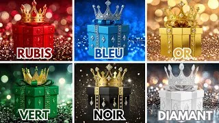 Miniature : Choisis Ton Cadeau 6 ❤️ 💙 💛 💚 🖤 🤍 - Cadeau Surprise! 6 Boîtes Cadeaux 🎁 | Quiz Cadeau