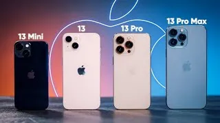 Miniature : Test des iPhones 13, 13mini, 13pro, 13pro max #iphone #ios #smartphone
