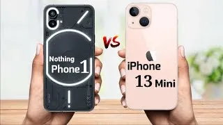 Miniature : nothing 1 vs iPhone 13 mini #iphone #nothing #larry