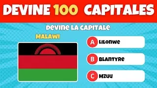 Miniature : Quiz Géographique : Le Challenge des Capitales | Quiz Quiz
