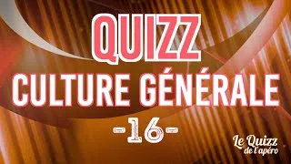 Miniature : QUIZZ | Culture générale | Vol.16 | 20 questions