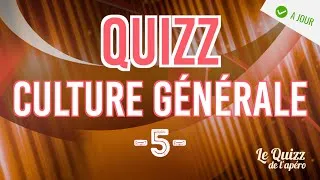 Miniature : QUIZZ | Culture générale | Vol.5 | 20 questions