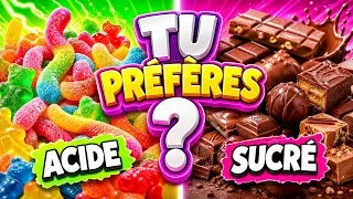 Miniature : TU PRÉFÈRES ? Version Bonbons (30 Dilemmes IMPOSSIBLES à Trancher !) 😱