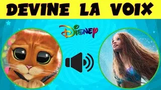 Miniature : Devine les personnages DISNEY à partir de leur VOIX 🔊 Blind Test des voix de personnages (14 titres)