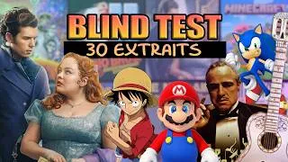 Miniature : 🎵 Blind Test Multigénération 30 Extraits | Jeu Vidéo, Film, Série, Disney