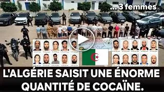 Miniature : Algérie Oran  Saisie de 228 kg de cocaïne et arrestation de 20 personnes, dont 3 femmes