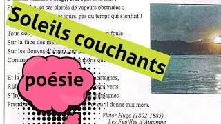 Miniature : Soleils couchants ( poésie ) Victor Hugo 