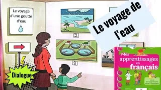 Miniature : Le voyage de l'eau de l'eau ( dialogue) mes apprentissages en français ( 3 ème année primaire)