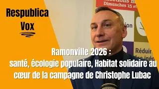 Miniature : Christophe Lubac : 18 ans à la tête de Ramonville, programme et projets détaillés